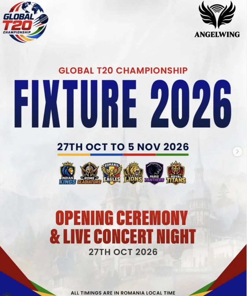 Global T20 Championship 2026 Fixtures
